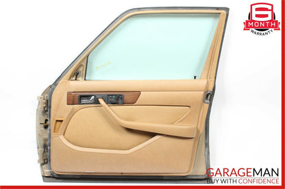 86-91 Mercedes W126 420SEL Front Right Side Door Shell Panel Assembly Beige OEM