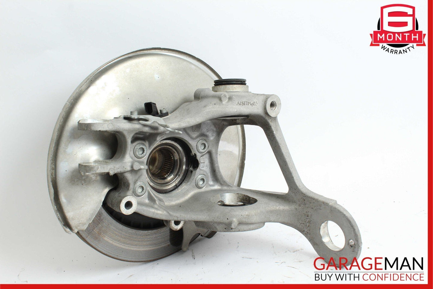 09-18 Audi Q5 A6 A7 Rear Right Wheel Spindle Knuckle Hub Bearing Brake Rotor