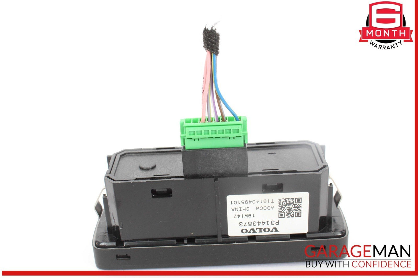 17-25 Volvo XC60 Tailgate Trunk Release Switch Button w/ Rheostat Light Dimmer