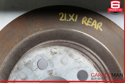 16-22 BMW X1 Rear Left and Rear Right Side Brake Disc Rotor Rotors Set of 2