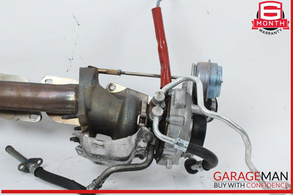 11-16 Mercedes X166 GL450 Right Turbocharger Turbo Charger Manifold OEM