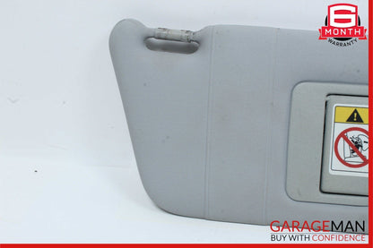 01-07 Mercedes W203 C240 C32 AMG Front Right Side Sunvisor Sun Visor Grey OEM