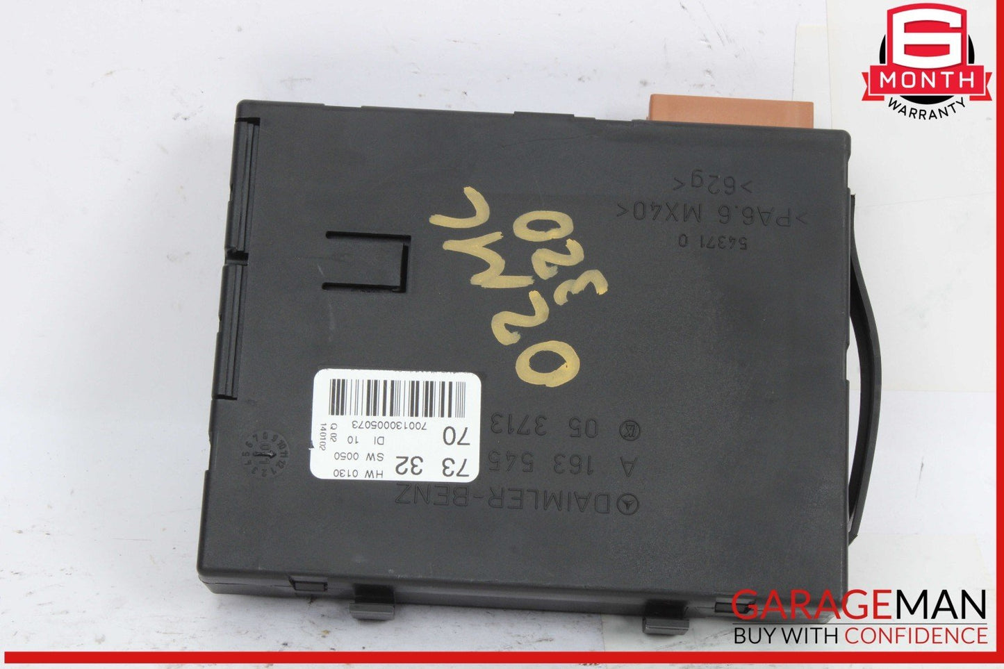 01-05 Mercedes W163 ML320 BCM Body Comfort Control Module Unit 1635452832 OEM