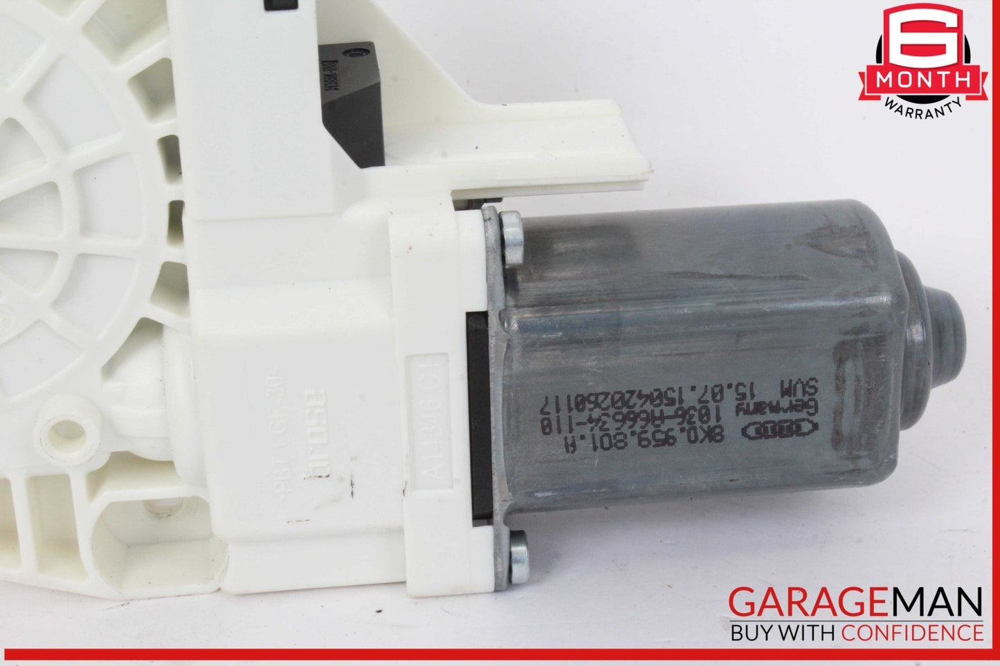 09-16 Audi S4 A4 Front Left Driver Side Window Regulator Motor 8K0959801A OEM