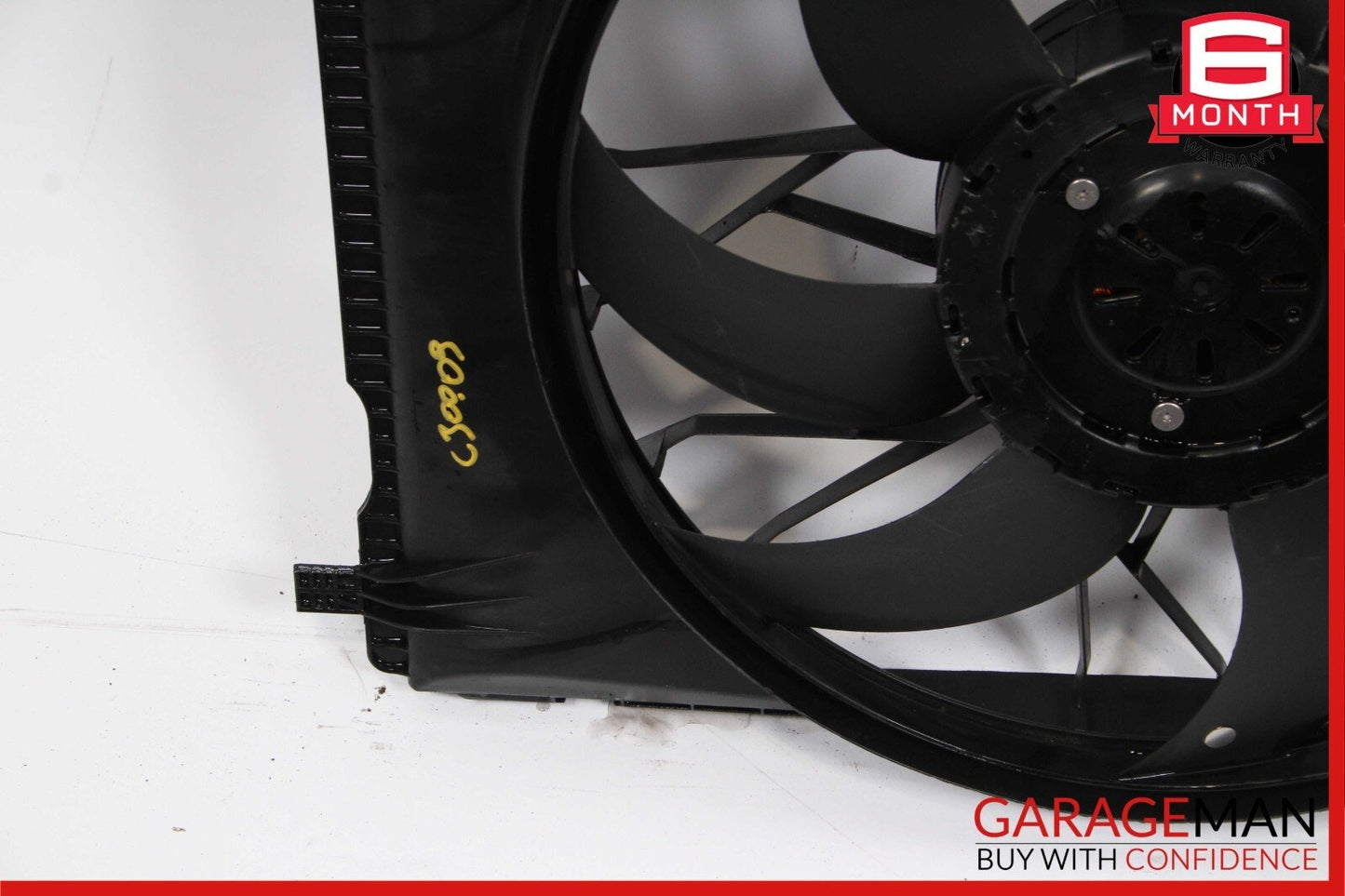 08-11 Mercedes W204 C250 C300 Engine Cooling Radiator Fan Motor Shroud Assembly