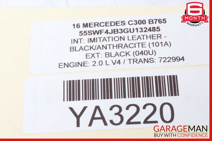 15-20 Mercedes W205 C300 C400 GLC43 AMG Electronic Parking Button Switch