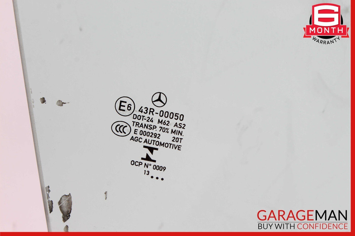 14-19 Mercedes W117 CLA250 Front Right Door Window Auto Glass OEM