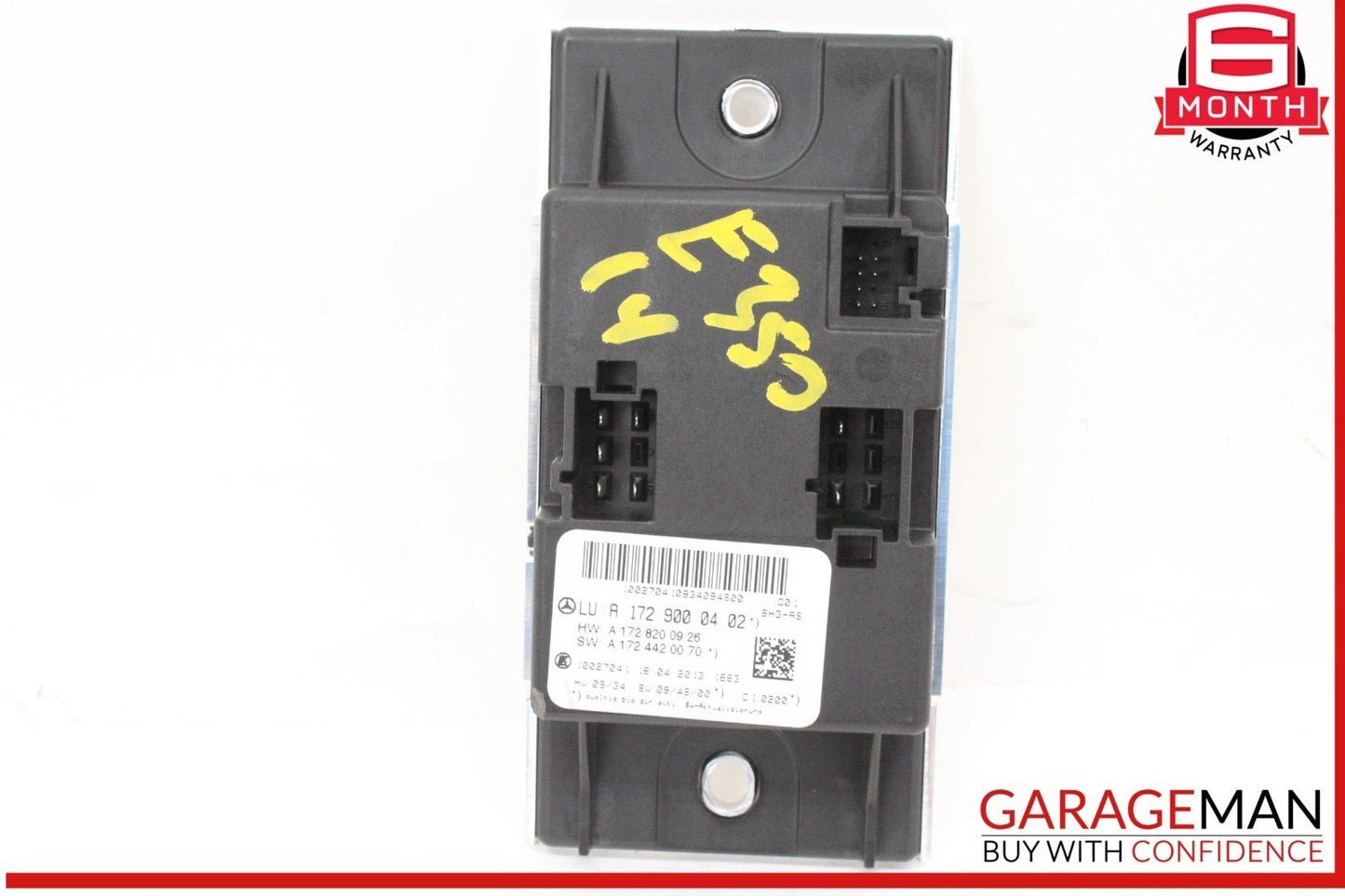 11-20 Mercedes W212 E350 SLC300 SL550 Seat Airscarf Control Module Unit OEM