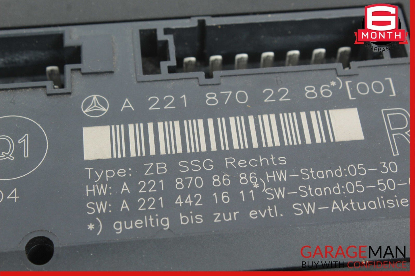 07-13 Mercedes W221 S550 S400 Front Right Side Under Seat Control Unit OEM