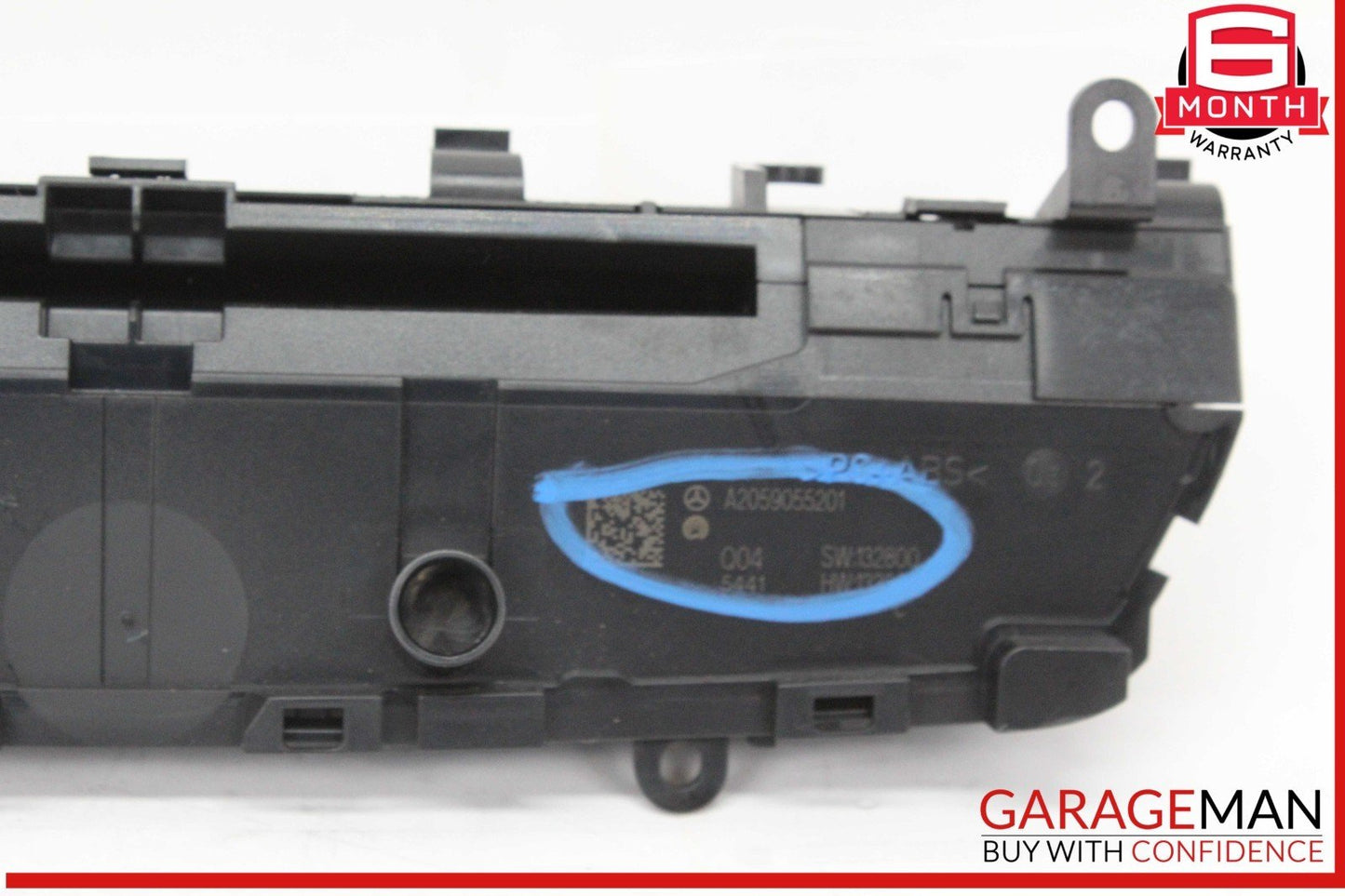 15-19 Mercedes W205 C300 C400 Media Center Dashboard Hazard Control Switch OEM