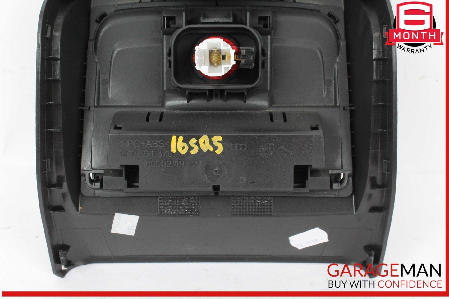 09-17 Audi SQ5 Q5 Rear Center Console AC A/C Air Vent Panel Black 8K0864376 OEM