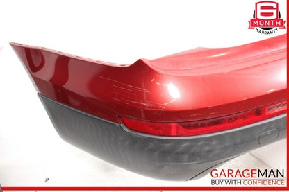07-09 Audi Q7 Rear Bumper Cover Assembly Red OEM