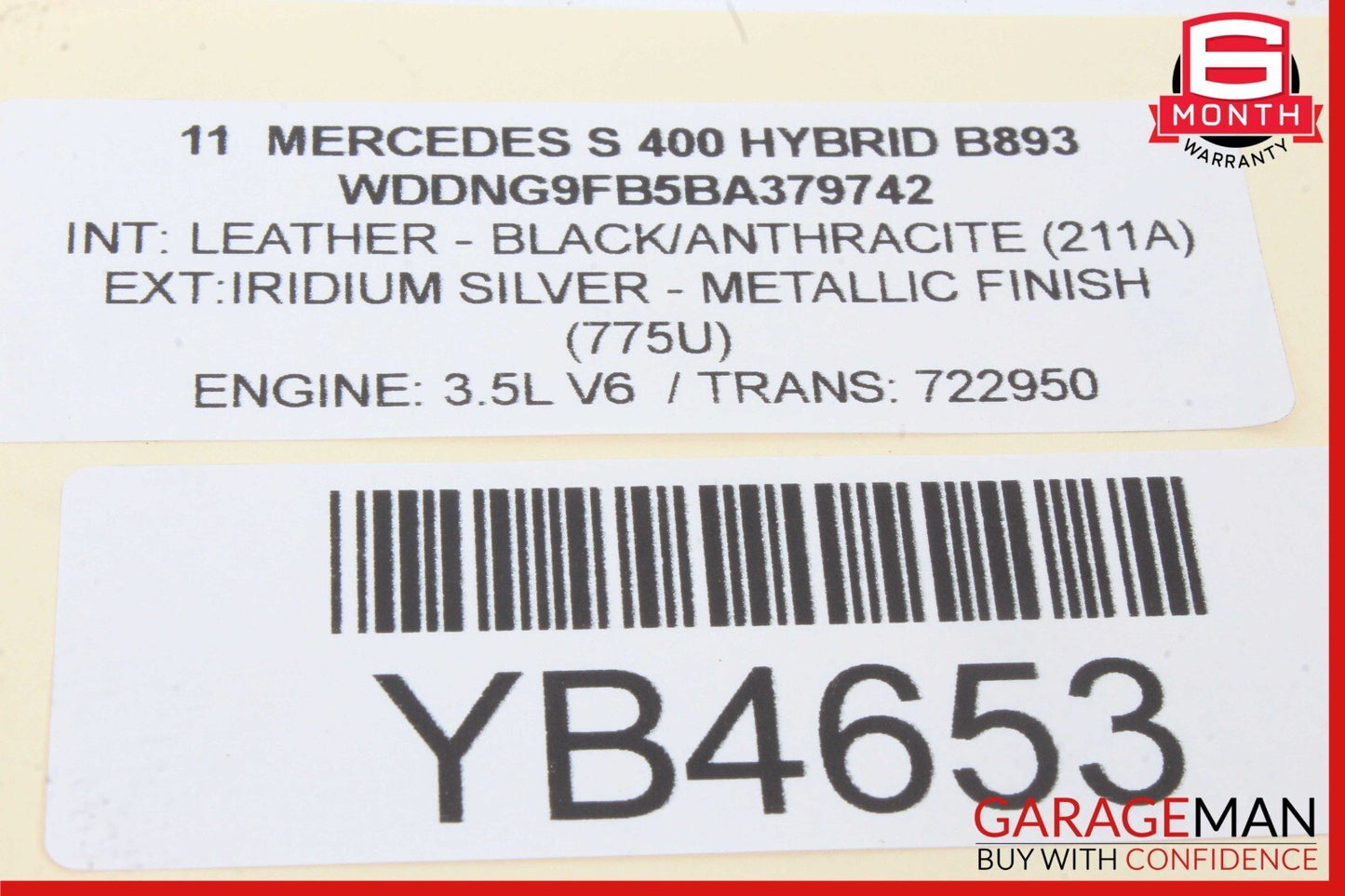 07-14 Mercedes W221 S400 CL550 Trunk Release Remote Open Close Module OEM