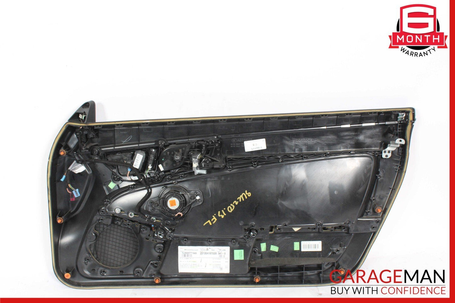 12-16 Mercedes R172 SLK350 SLK250 Front Left Interior Door Panel Assy Black