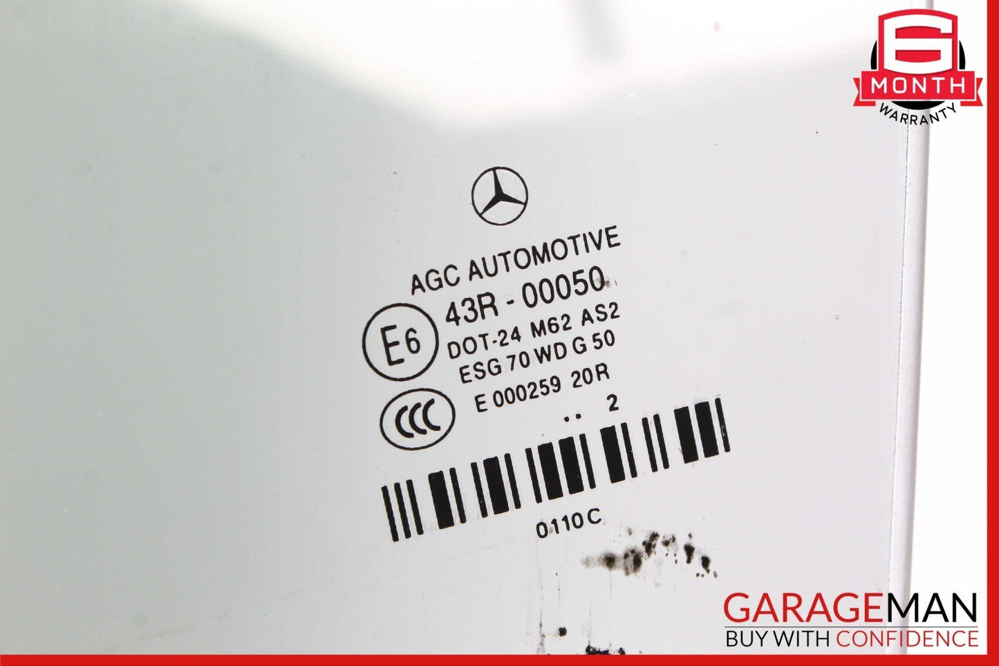 10-13 Mercedes W207 E350 E550 Front Left Driver Side Window Glass OEM