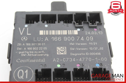 12-20 Mercedes X166 GL450 GLA45 AMG Front Left Side Door Control Module Unit