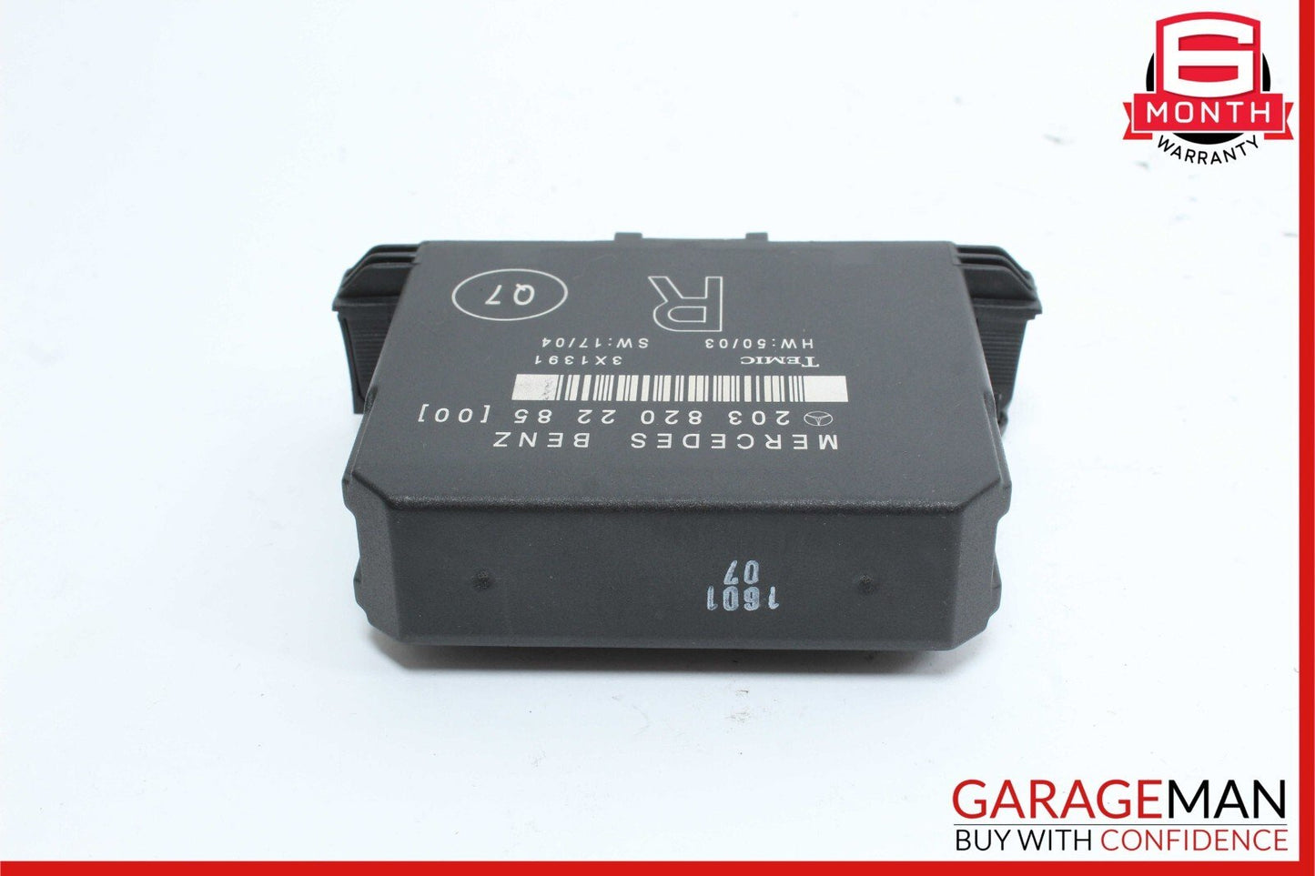 01-07 Mercedes W203 C230 C240 Rear Right Door Control Module 2038202285 OEM