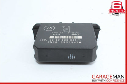 01-07 Mercedes W203 C230 C240 Rear Right Door Control Module 2038202285 OEM