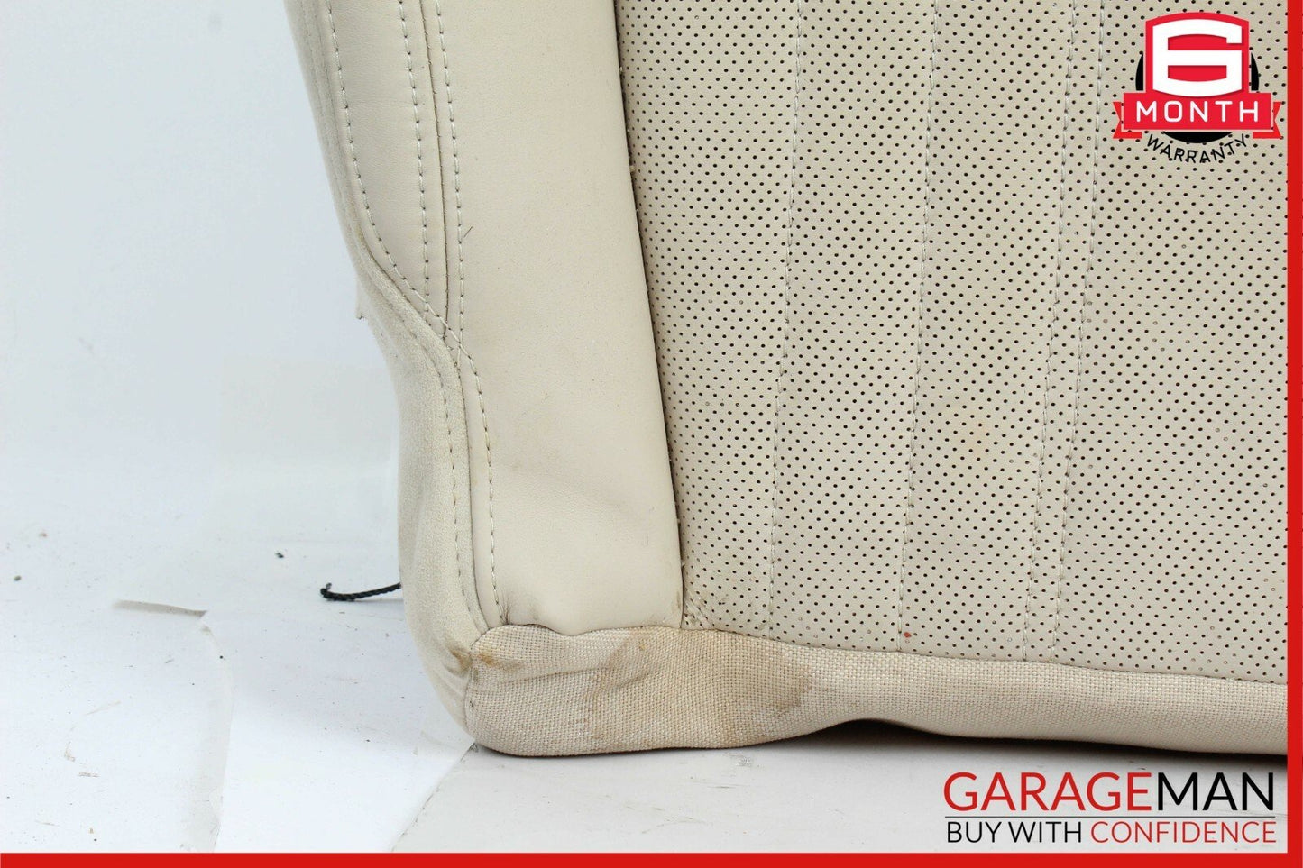 14-17 Maserati Ghibli Front Right Passenger Side Lower Bottom Seat Cushion Beige