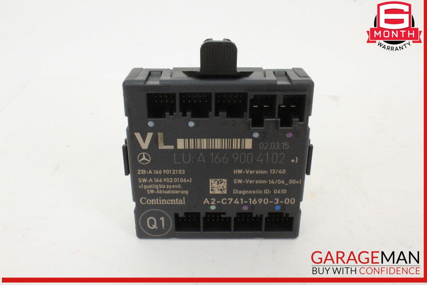 12-20 Mercedes W117 CLA250 Front Left Driver Side Door Control Module Unit OEM