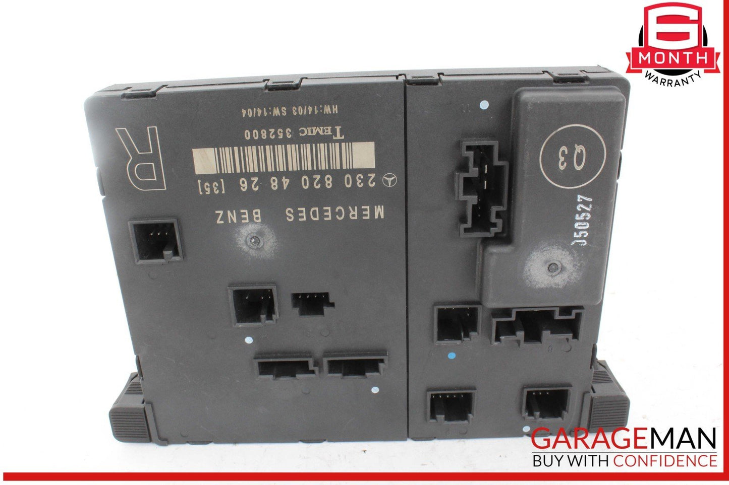 03-12 Mercedes R230 SL500 SL55 SL600 Front Right Side Door Control Module OEM