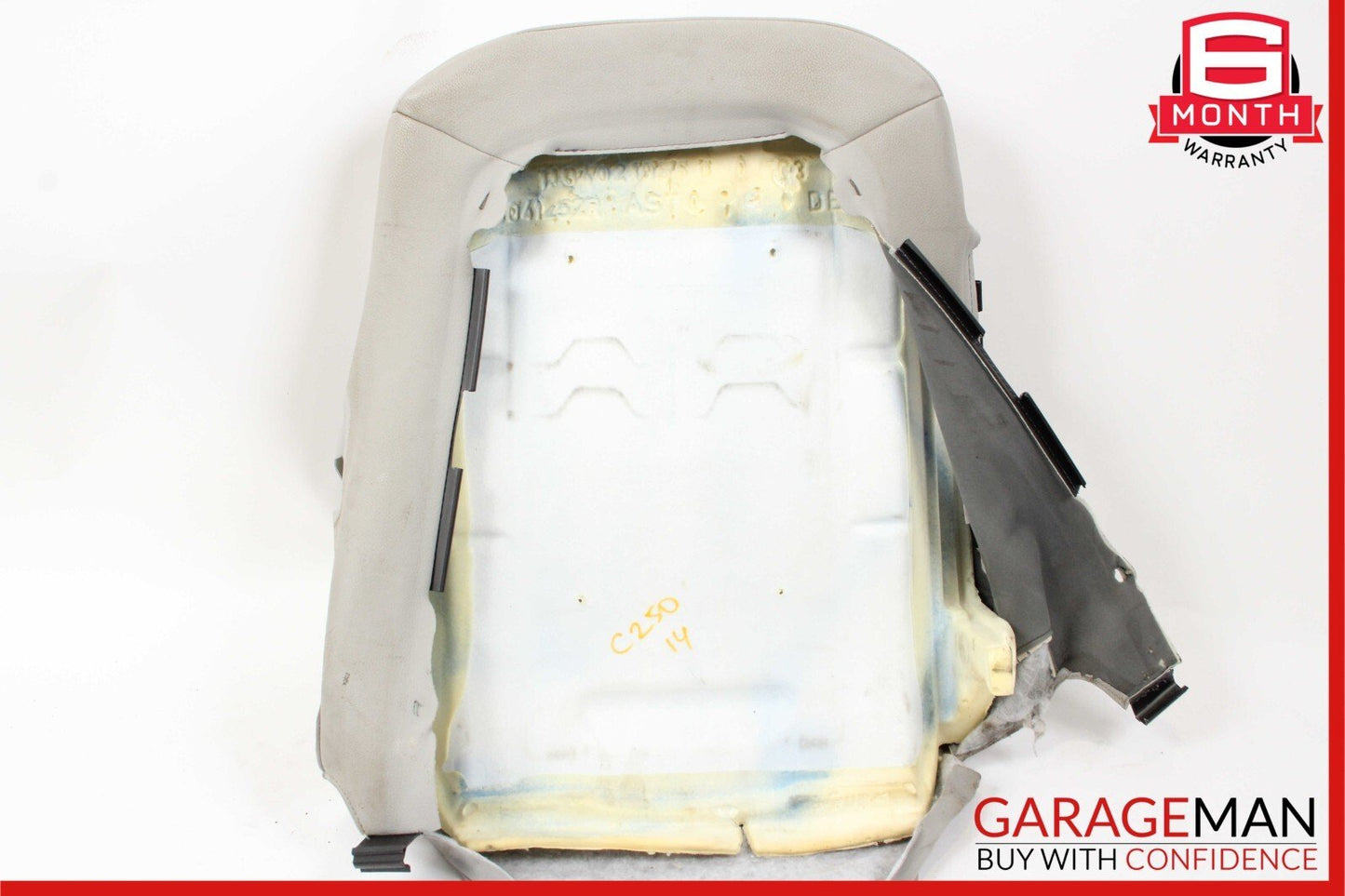 08-14 Mercedes W204 C250 C300 Sedan Front Right Top Upper Seat Cushion Gray OEM