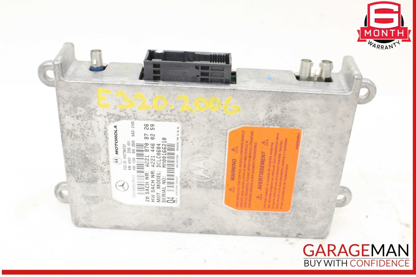 Mercedes W211 E320 CDI Voice Communication Control Module 2218708726 OEM