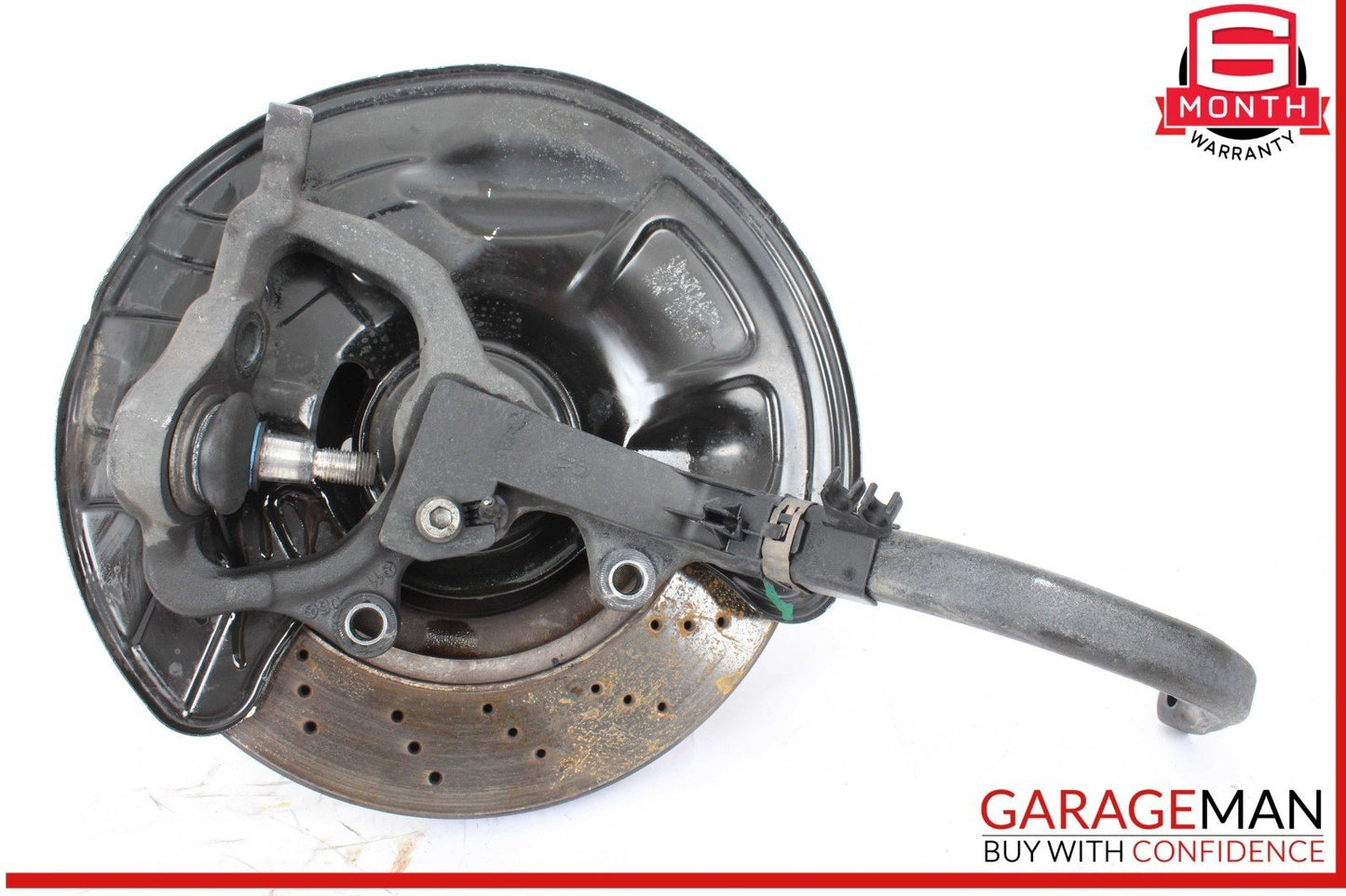 03-12 Mercedes R230 SL550 Front Right Side Spindle Knuckle w/ Disc Rotor OEM