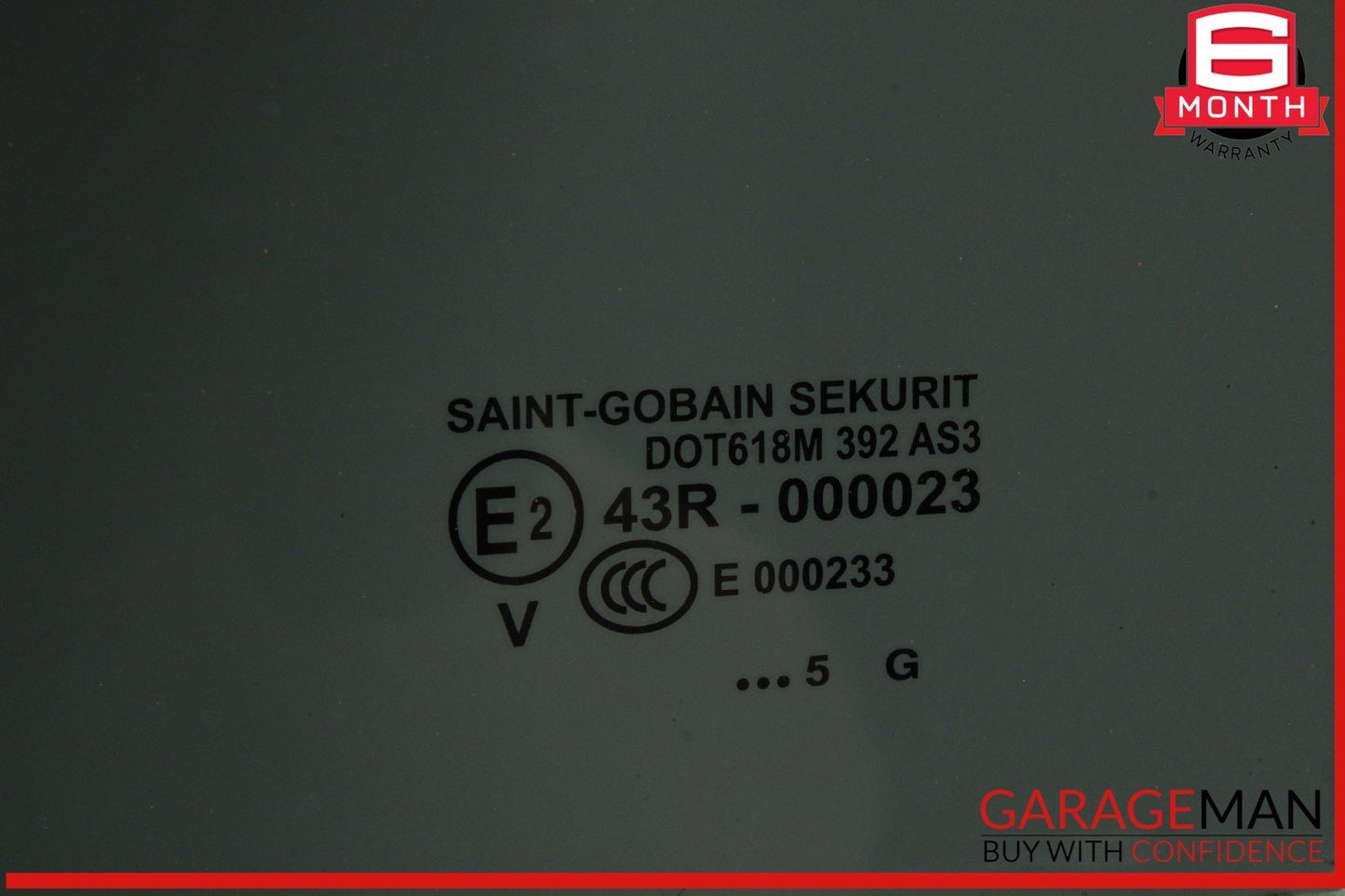 03-10 Porsche Cayenne 955 957 Rear Left Driver Side Door Window Glass OEM