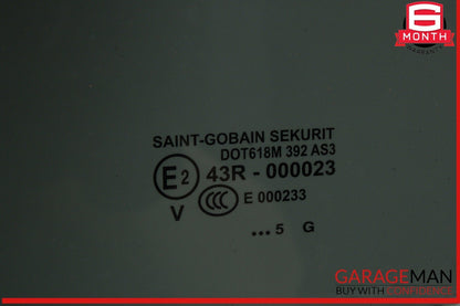 03-10 Porsche Cayenne 955 957 Rear Left Driver Side Door Window Glass OEM