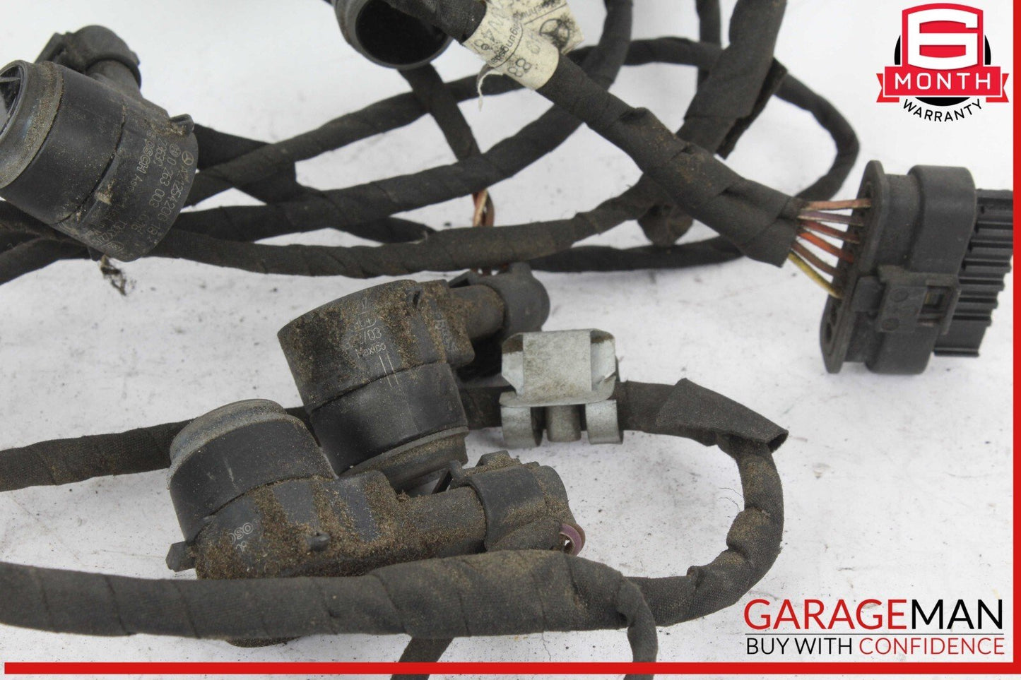 13-16 Mercedes X166 GL450 GL550 Rear Park Parking Sensor PDC Set of 4 w/ Harness