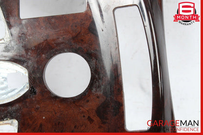 07-13 Mercedes W221 S400 S400 Center Console Multi Function Trim Bezel Wood