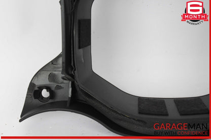 12-20 Mercedes R172 SLC300 SLK250 Steering Column Cover Boot Trim Black OEM