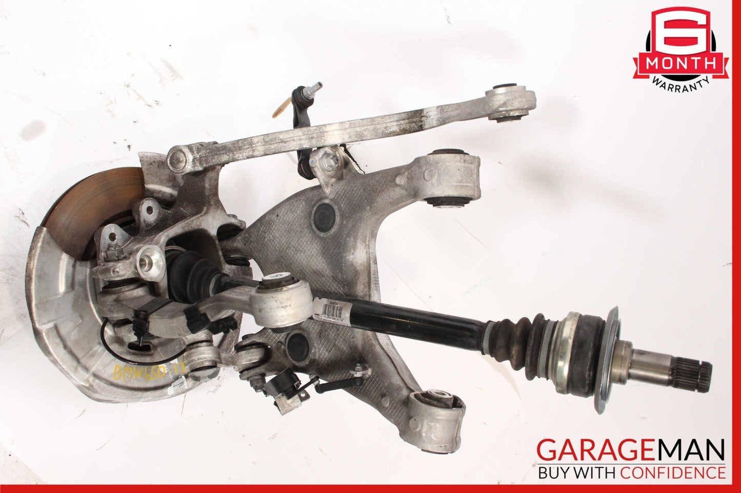 13-19 BMW F06 650i 4.4L Rear Right Side Wheel Spindle Knuckle Hub CV Shaft Assy