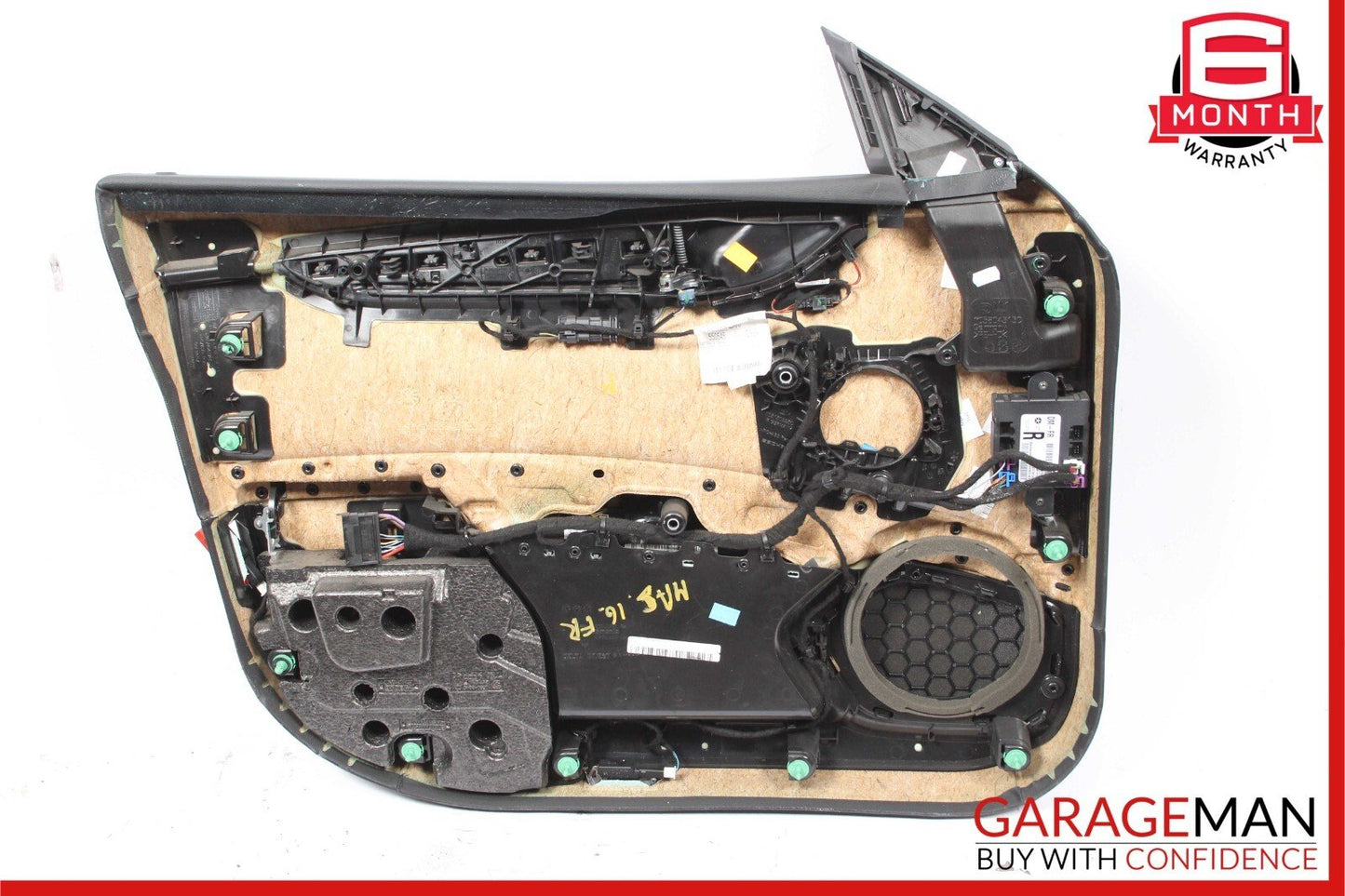 14-17 Maserati Ghibli Front Right Side Interior Door Panel Assembly Black