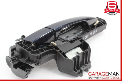 12-14 Mercedes W204 C300 C250 Sedan Right Passenger Exterior Door Handle Blue