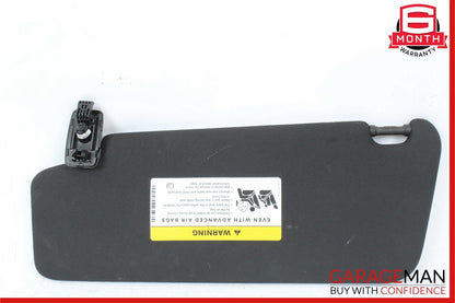 08-14 Mercedes W204 C250 Front Right Passenger Sun Visor Sunvisor Shade Black