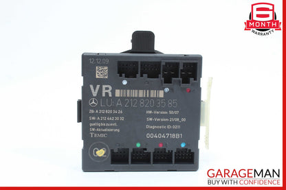 08-14 Mercedes W204 C300 Front Right Passenger Side Door Control Module OEM