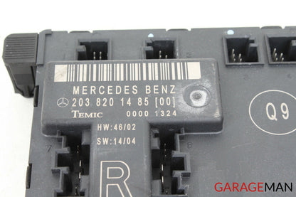01-07 MERCEDES W203 C230 FRONT RIGHT SIDE DOOR CONTROL MODULE UNIT Q9 OEM