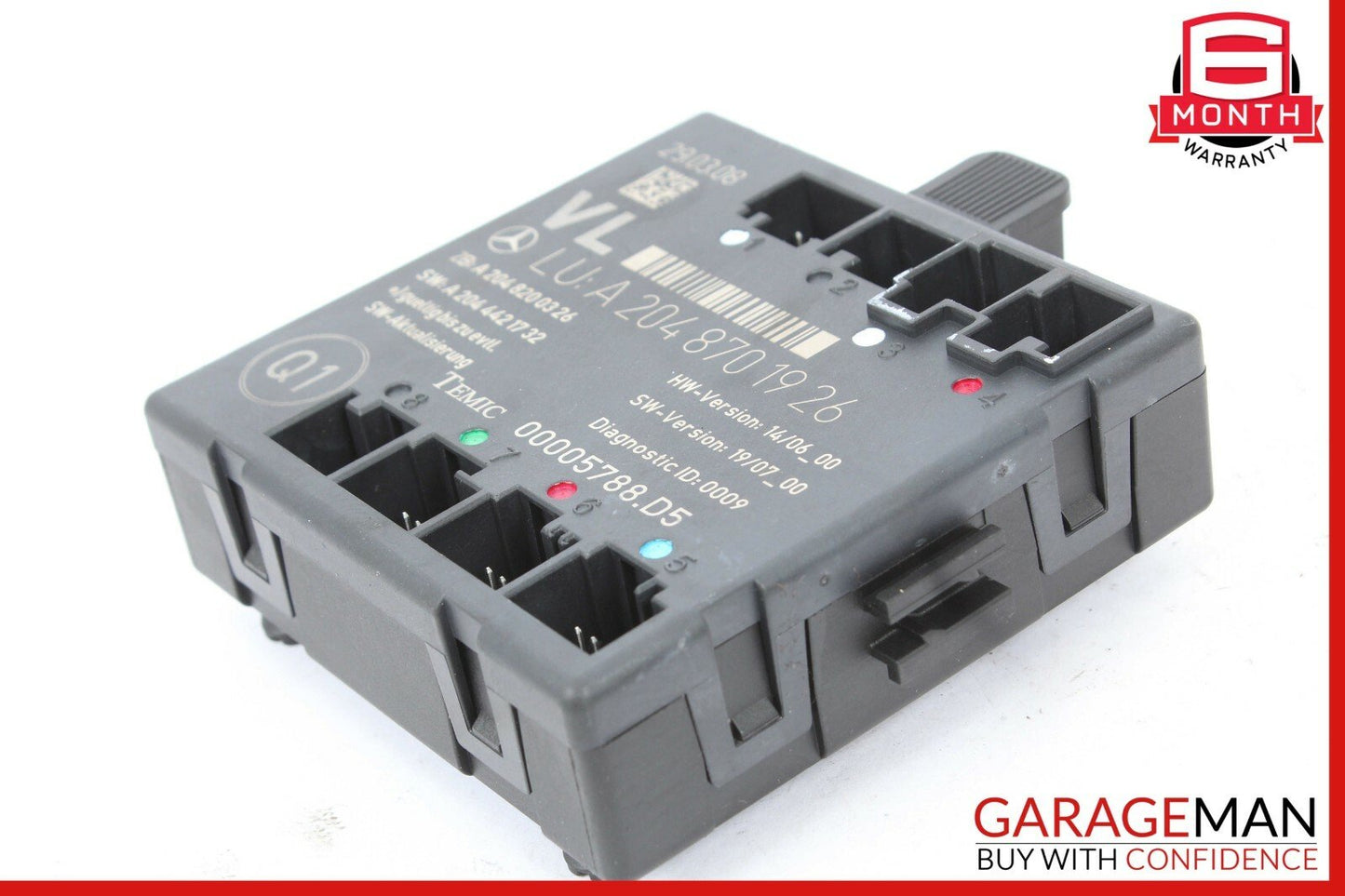 08-14 Mercedes W204 C250 C350 Front Left Side Door Control Module OEM