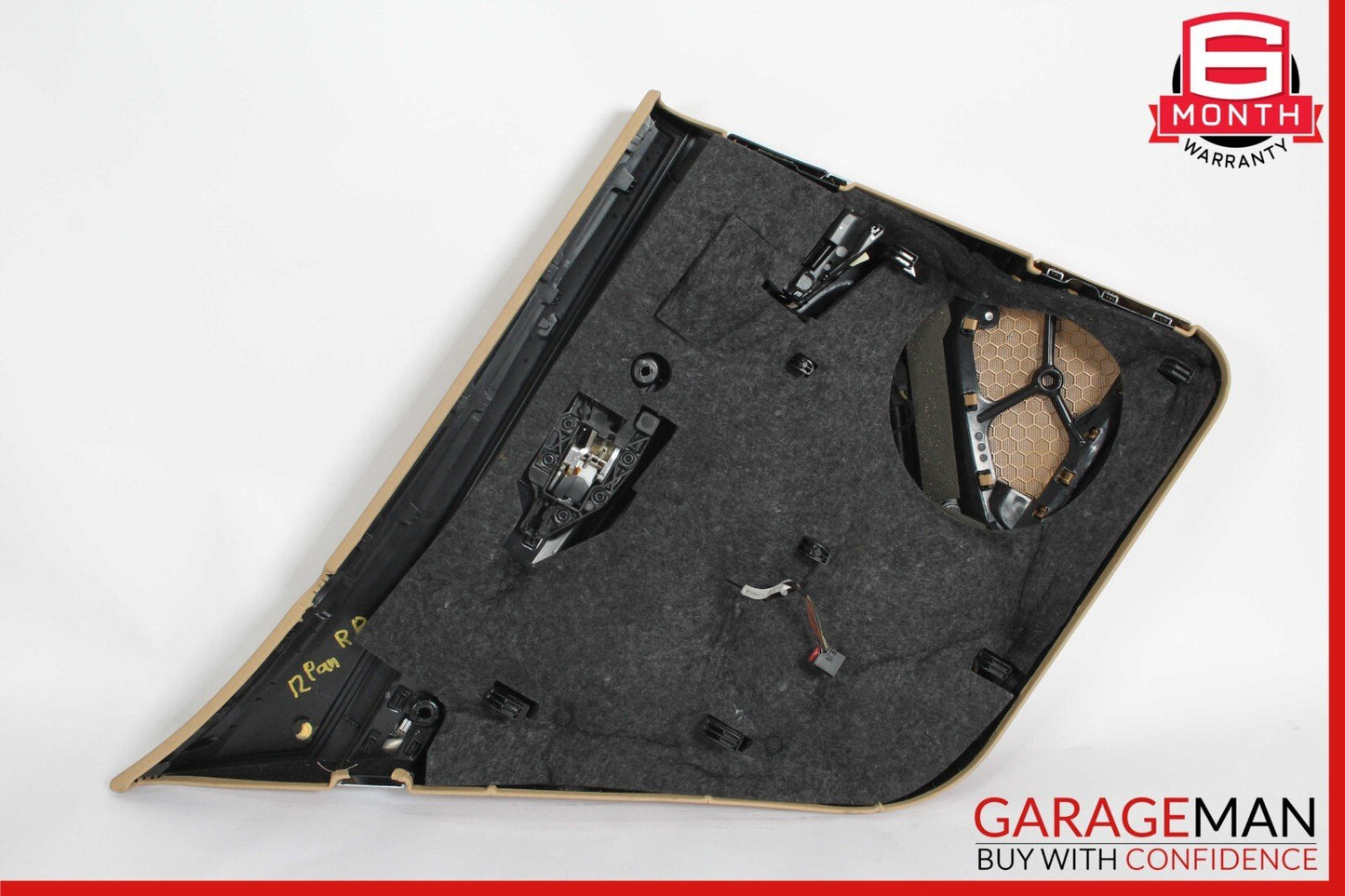 10-16 Porsche Panamera 970 Rear Right Side Interior Door Panel Cover Trim Assy