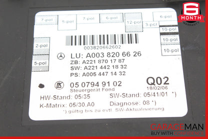 07-13 Mercedes W221 S550 Rear Right or Left Side Door Control Module OEM