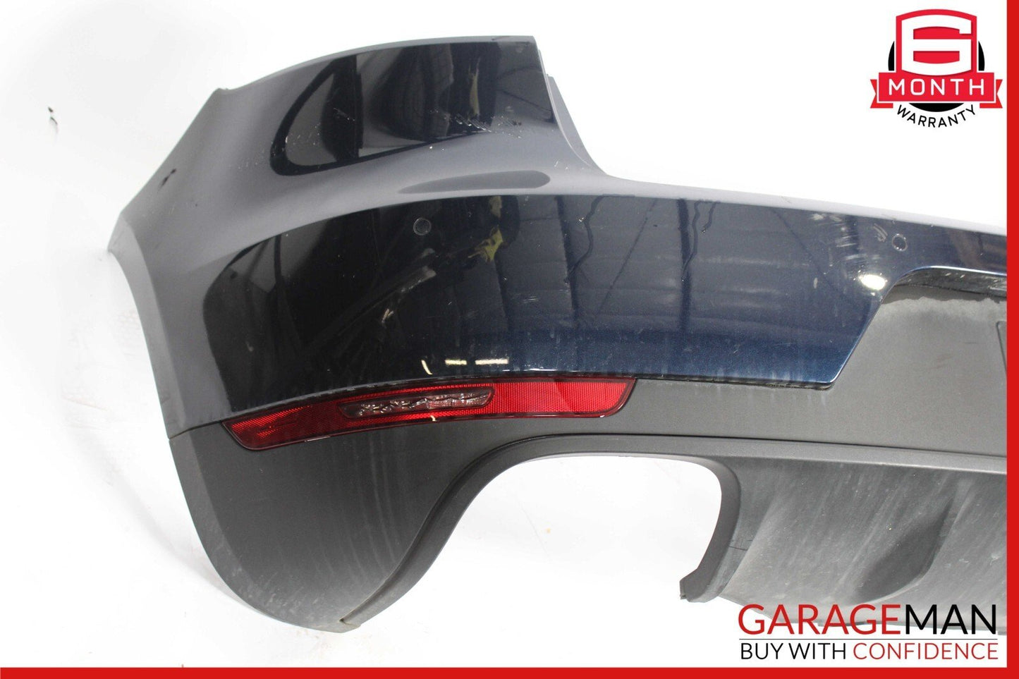 15-18 Porsche Macan 95B Rear Bumper Cover Panel Park Assist Assembly Blue OEM