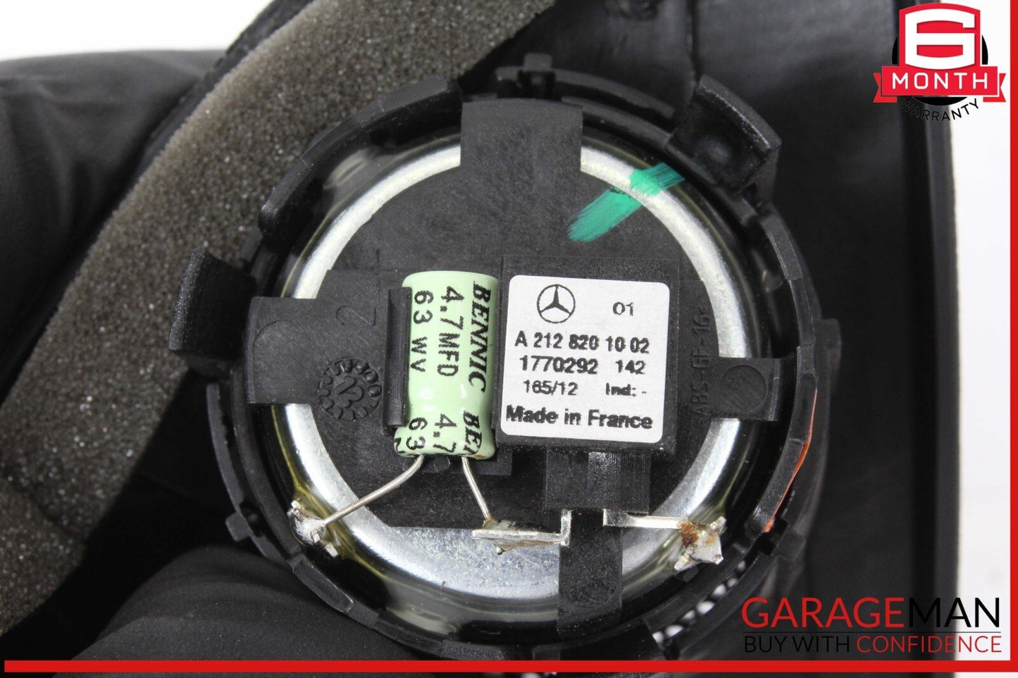 07-13 Mercedes W221 S550 Front Left Side Door Tweeter Speaker Cover Black OEM