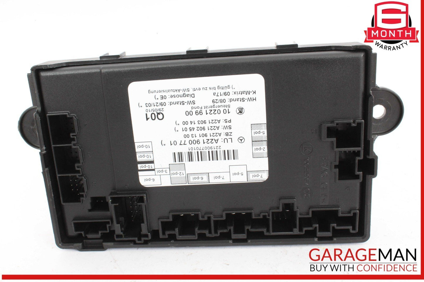 07-13 Mercedes W221 S550 S400 Rear Right or Left Side Door Control Module OEM