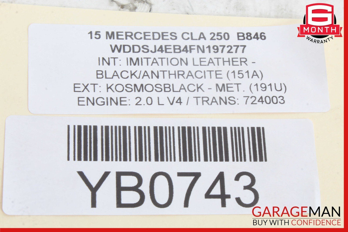 08-20 Mercedes W117 CLA250 E350 Headlight Fog Light Switch Control Module OEM