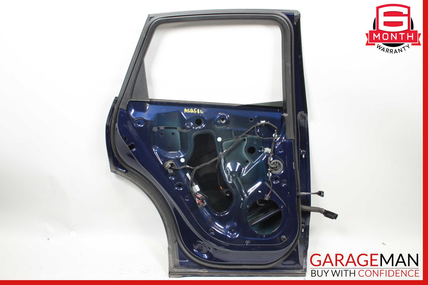 09-17 Audi Q5 Rear Left Exterior Door Shell Frame Panel OEM