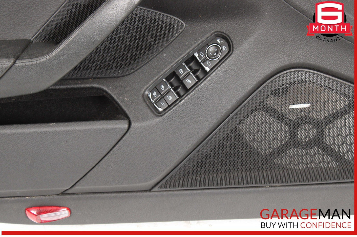 10-16 Porsche Panamera 970 Front Left Interior Door Panel Black OEM
