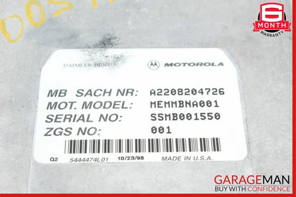 Mercedes S430 E320 CL500 Voice Command Control Module Unit 2108208026