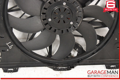 10-16 Porsche Panamera 970 Radiator Engine Electric Cooling Fan Shroud Assy OEM